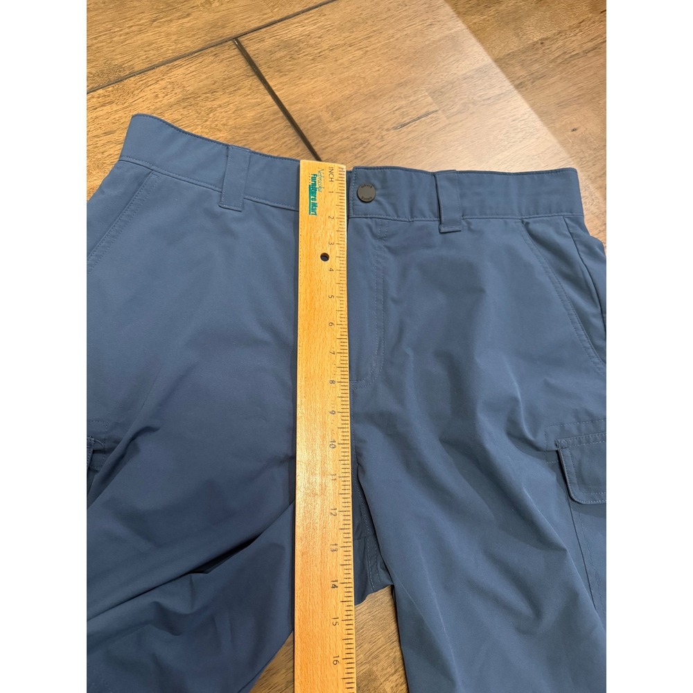 Orvis Mens Blue Performance Cargo Shorts Technical Hiking Fishing Size 34 - Picture 3 of 5